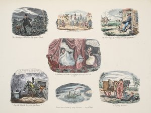 Serie Illustraties over de Voordelen en Nadelen van het Bezitten van een Houten Been