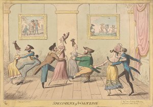 Voorbeelden van walsen door George Cruikshank