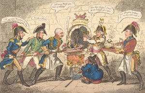 The Allied Bakers of de Corsicaanse Pad in het Gat, 1 april 1814 door George Cruikshank