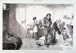 The Bottle door George Cruikshank