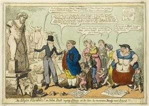 De Elgin Marbles! door George Cruikshank