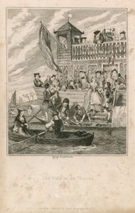 De dwaasheid aan de Theems door George Cruikshank