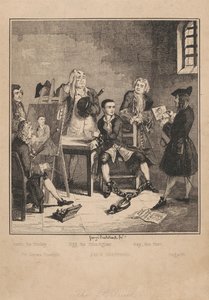 Het portret door George Cruikshank