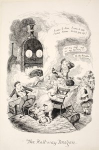 De Spoorwegdraak door George Cruikshank