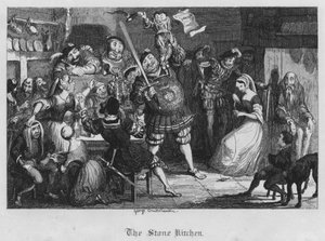 De stenen keuken (gravure)