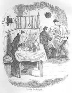De Lange, Dunne, Bleke Persoon, ca. 1900 door George Cruikshank