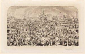 De verering van Bacchus door George Cruikshank