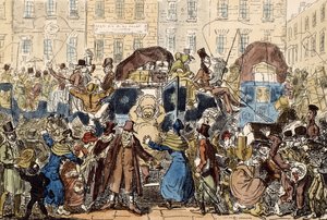 Reizen in Engeland, of een Glimp vanuit de White Horse Cellar, 1819