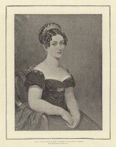 H R H de Hertogin van Kent, moeder van H M Koningin Victoria door George Dawe