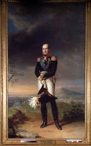 Portret van veldmaarschalk graaf Mikhail Barklay-de-Tolli (1761-1818)