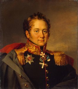 Portret van Generaal Alexander Alexandrovich Pisarev 1780-1848, voor 1825 door George Dawe