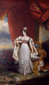 Portret van Tsarina Alexandra Feodorovna van Rusland door George Dawe