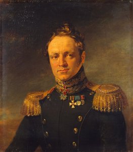 Portret van Yevgeny Alexandrovich Golovin 1782-1858 door George Dawe