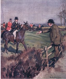 Wat is er zo vernederend als een grote boer die een kleine man in leer en scharlaken uitscheldt omdat hij over zijn zaden rijdt, uit Mr Jorrocks