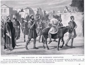 De executie van de patriarch Constantine