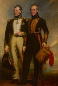 Portret van de Hon. Charles Paget (1778-1839) en Henry William Paget door George Dodgson Tomlinson