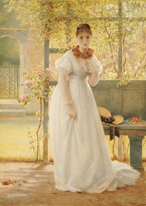 In de ommuurde tuin, 1869 door George Dunlop Leslie