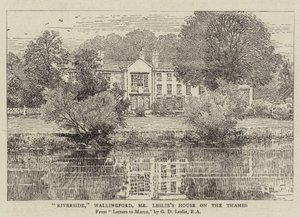 Riverside, Wallingford, het Huis van de heer Leslie aan de Theems