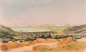 Kaapstad, c.1862 (aquarel) door George E.L.S. Sanford