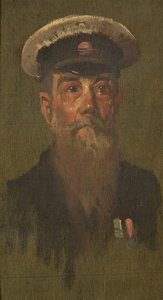 Portret van J. Brooks, 6e Dragoons, c. 1920 door George Edmund Butler