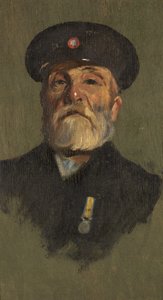 Portret van J. Lasbury, R.M.L.I., c.1920 door George Edmund Butler