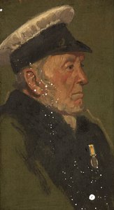 Portret van W. Lavington, R.N., c. 1920 door George Edmund Butler