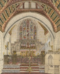 Ontwerp voor Polychromatische Decoratie van een Kerk