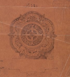 Ontwerpen uitgevoerd voor Jones en Willis, metaal- en houtbewerkers en kerkmeubelfabrikanten uit Birmingham en Londen