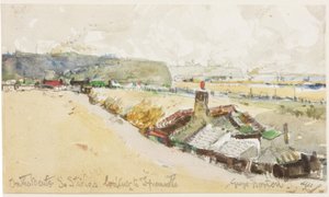 Op de Bents, South Shields, Kijken naar Tynemouth
