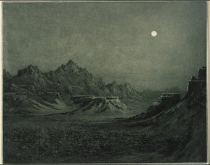 Nacht in Arizona door George Elbert Burr