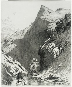 Bear Creek Canyon, Denver, Colorado door George Elbert Burr