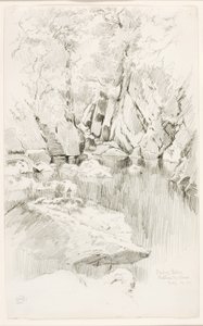 Fairy Glen, Bettws-y-Coed door George Elbert Burr