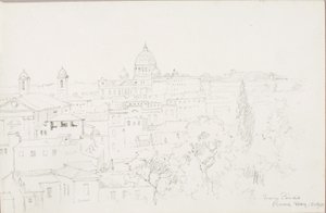 Van Pincio, Rome door George Elbert Burr