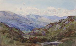 Van boven Pont-y-Pant, 1899 door George Elbert Burr