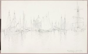 Giudecca--Venetië door George Elbert Burr