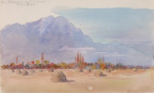 Bij Villeneuve, Zwitserland, 1898 door George Elbert Burr
