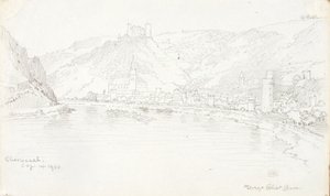 Oberwesel door George Elbert Burr