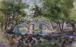 Old Bridge bij Bettws-y-Coed, Noord-Wales