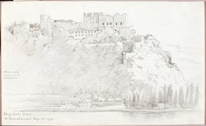 Rheinfels van St. Goarshausen door George Elbert Burr