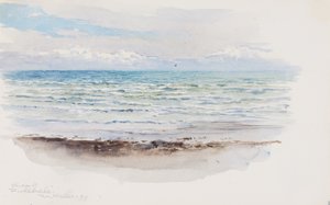 Kust bij Pwllheli, Noord-Wales door George Elbert Burr
