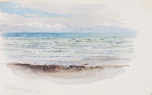 Kust bij Pwllheli, N. Wales, 1899 door George Elbert Burr
