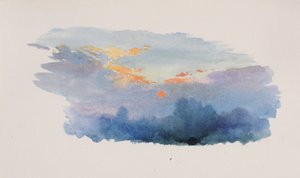 Zonsondergang, Oxford, 1899