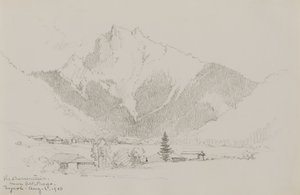 De Dürrenstein, bij Alt-Prags, Tirol door George Elbert Burr