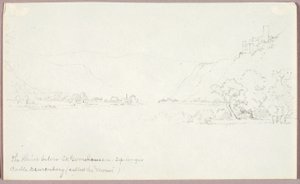 De Rijn onder St. Goarshausen