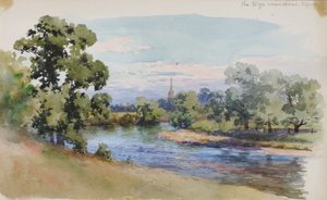De Wye bij Ross door George Elbert Burr