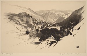 Dal van de Lledr, Noord-Wales (nr. 1) door George Elbert Burr
