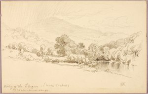 Vallei van de Llugwy (Moel Siabod), Noord-Wales door George Elbert Burr