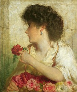 Een Zomerroos, 1910 door George Elgar Hicks
