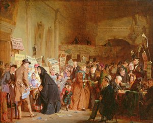 Een Wezen Verkiezing bij de London Tavern, 1865 door George Elgar Hicks