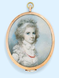 Mevrouw Thomas Graham (geboren Ann Paul) door George Engleheart